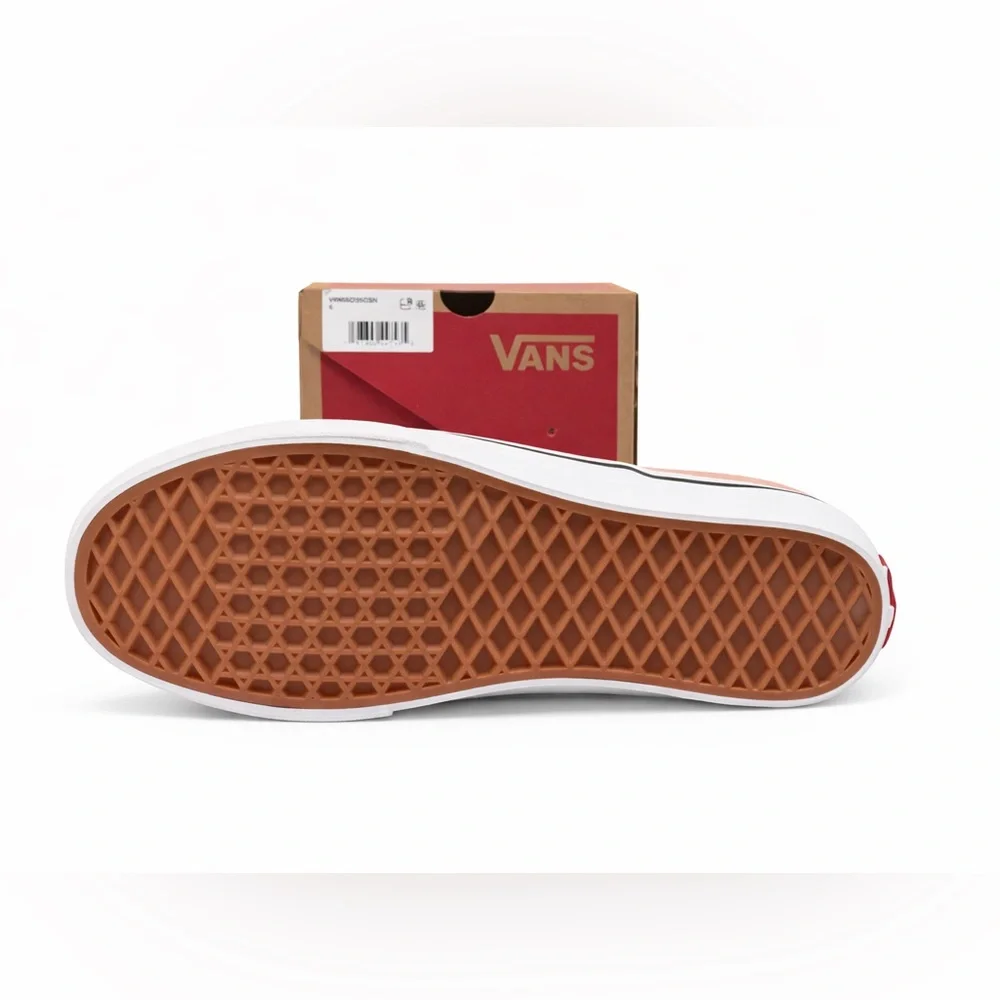 Vans Classic Slip-On Checkerboard Blush/White – Women’s Size 6 – NEW w/ Box
